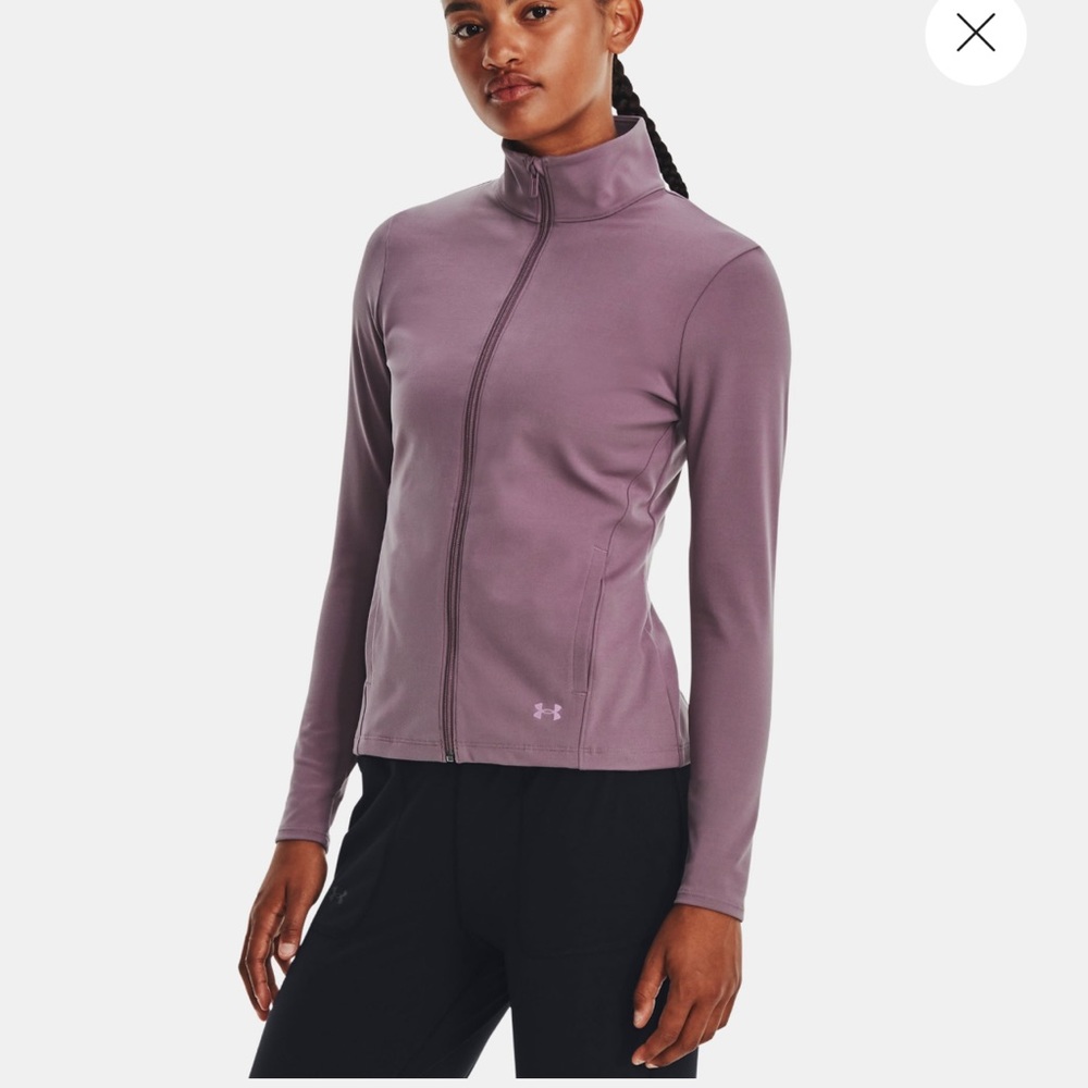 Under armor fitted zip up GRAY